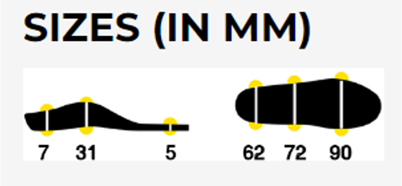 Sidas 3Feet Outdoor Insoles - Mid-8